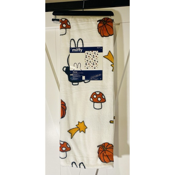 Other - Miffy Halloween Throw Blanket 2026 Mushroom FAST SHIP NEW